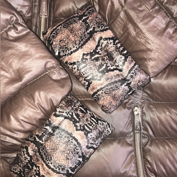 Calvin Klein down, reversible, puffer coat sz Lg - Picture 5 of 10